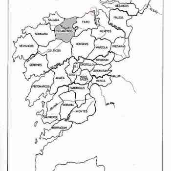Bergantiños entre las parroquias de la sede iriense Ca. 950